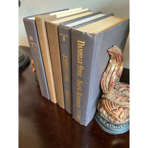 Modern Hardback Books by Color Browns set of 6 - Picture 2 of 7